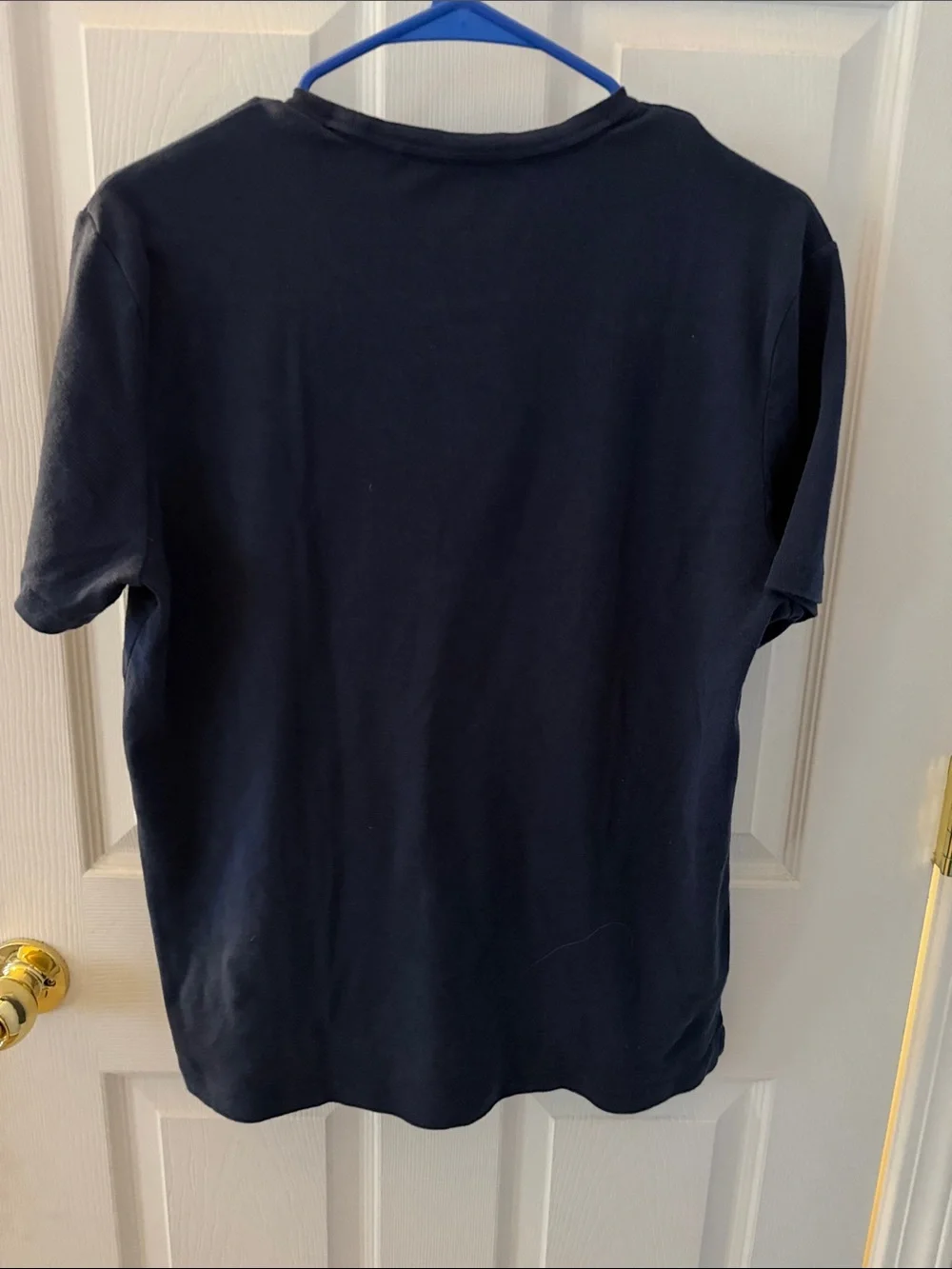 Banana Republic Men's medium Dark Navy Crew Neck Short Sleeve Tee